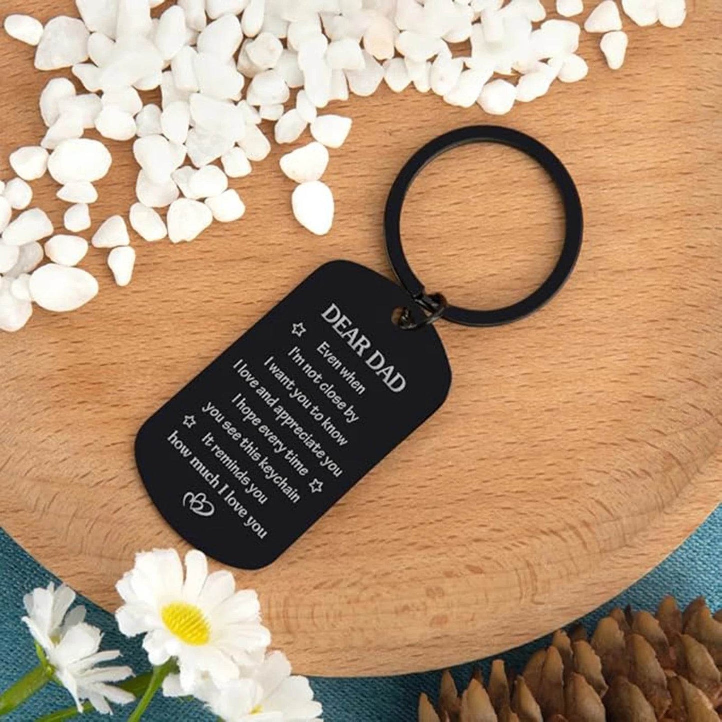 Father's Day for Dad Gifts - Drive Safe Keychain - HORA GIFT