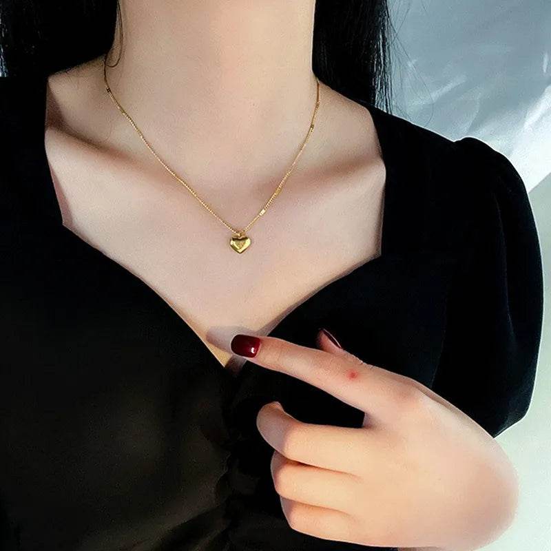 Simple Sweet Love Pendant Necklace Jewelry - HORA GIFT
