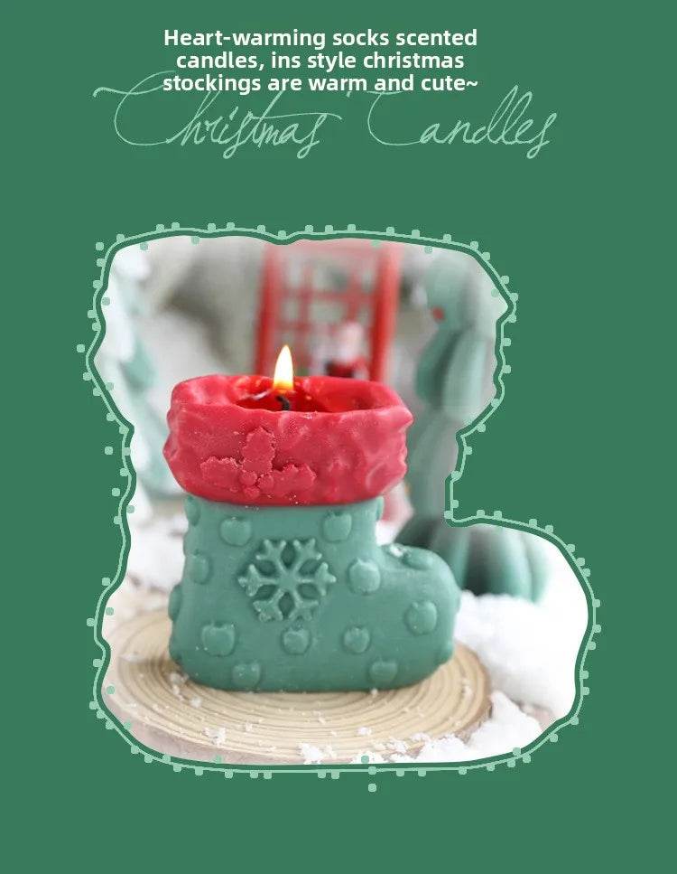 Christmas Stockings Aromatherapy Candles Christmas - HORA GIFT
