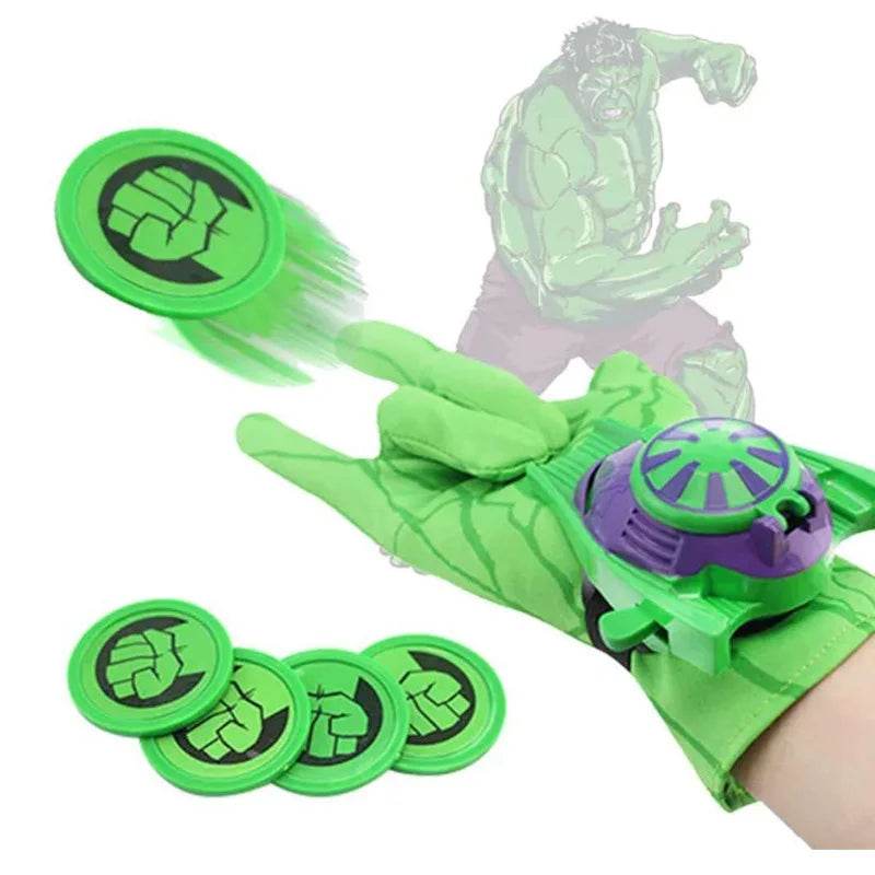 Marvel Anime Launcher Glove Toy Spider Man Hulk Iron Man Glove Cosplay Costume Launchers Gloves - HORA GIFT