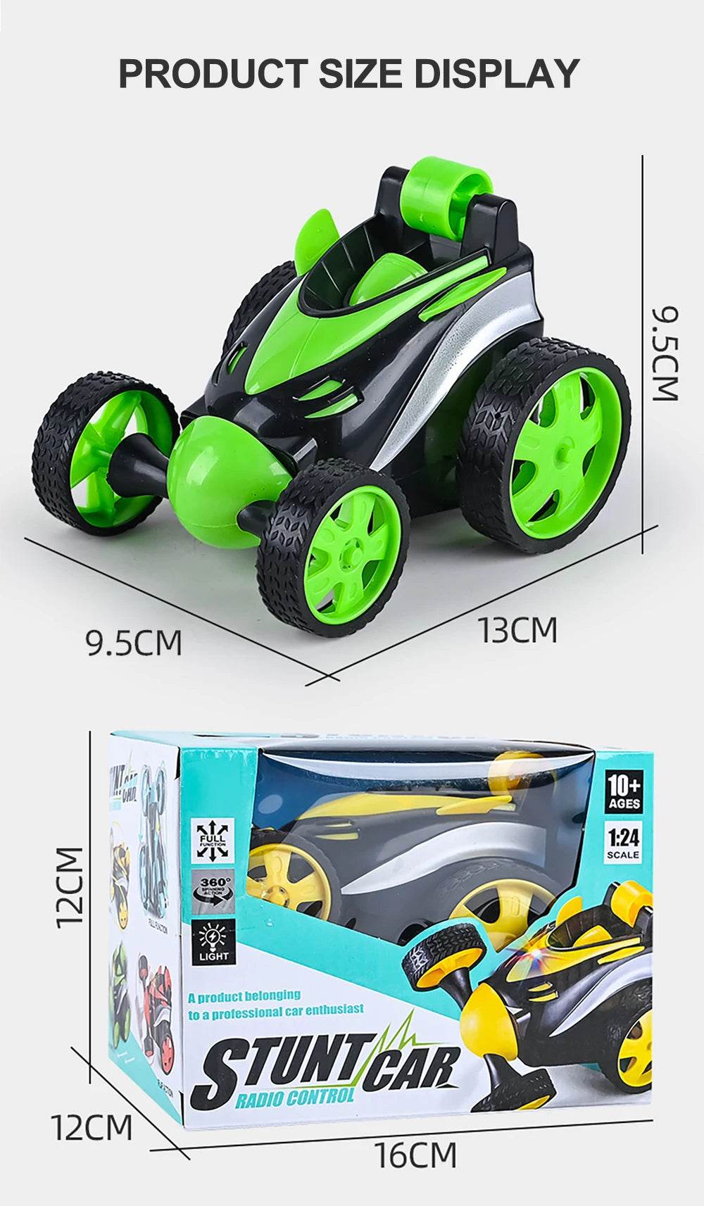 Remote Control Car - Rc Stunt Car for Boy Toys, 360 Degree Rotation Racing Car - HORA GIFT