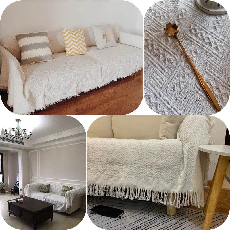 Nordic Sofa Throw Blankets Outdoor Camping Picnic Large Blanket - HORA GIFT