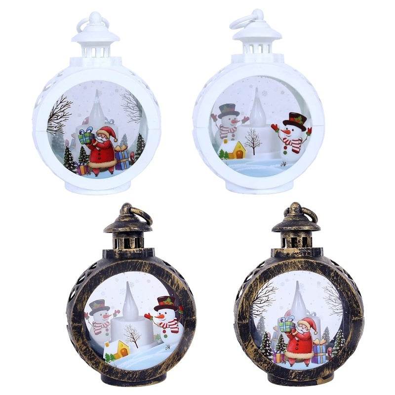 Christmas Round Wind Light Merry Christmas Decoration for Home - HORA GIFT