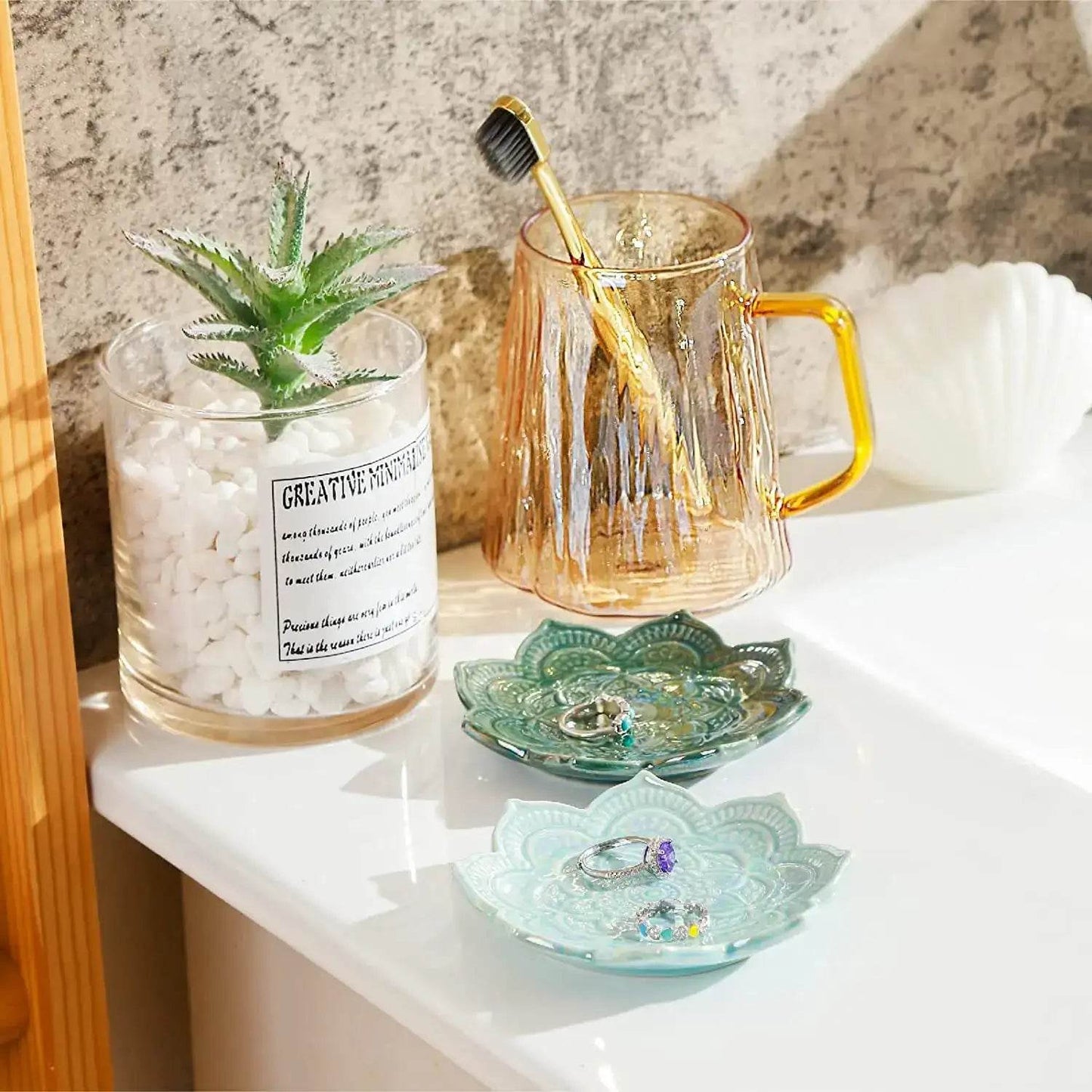 1PCS Ceramic Ring Dish Jewelry - HORA GIFT