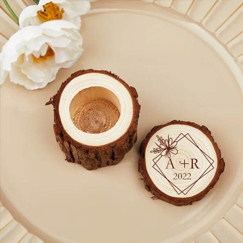 Free Custom Wedding Ring Box - HORA GIFT