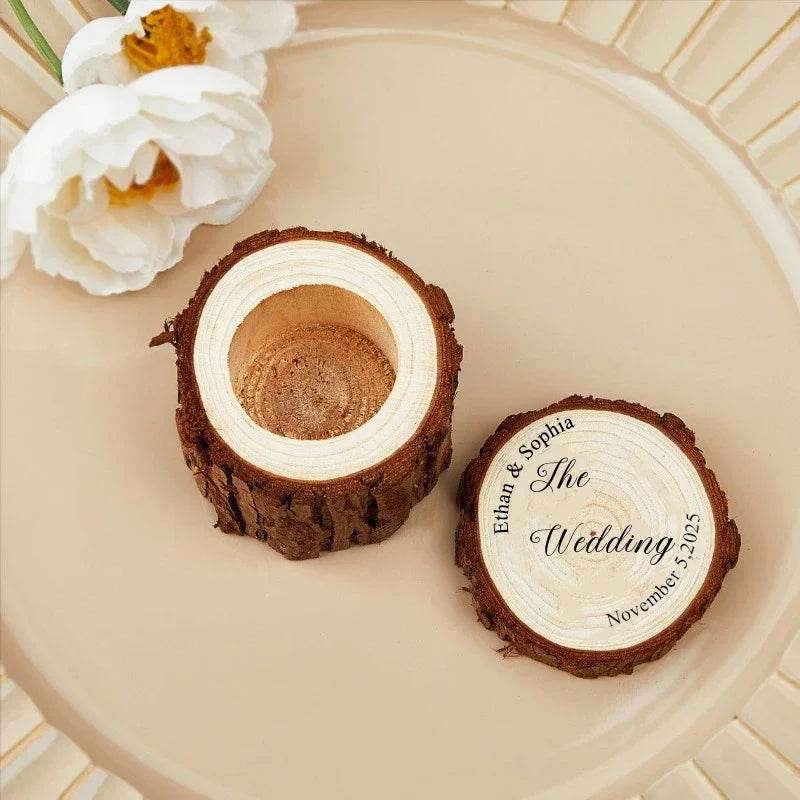 Free Custom Wedding Ring Box - HORA GIFT