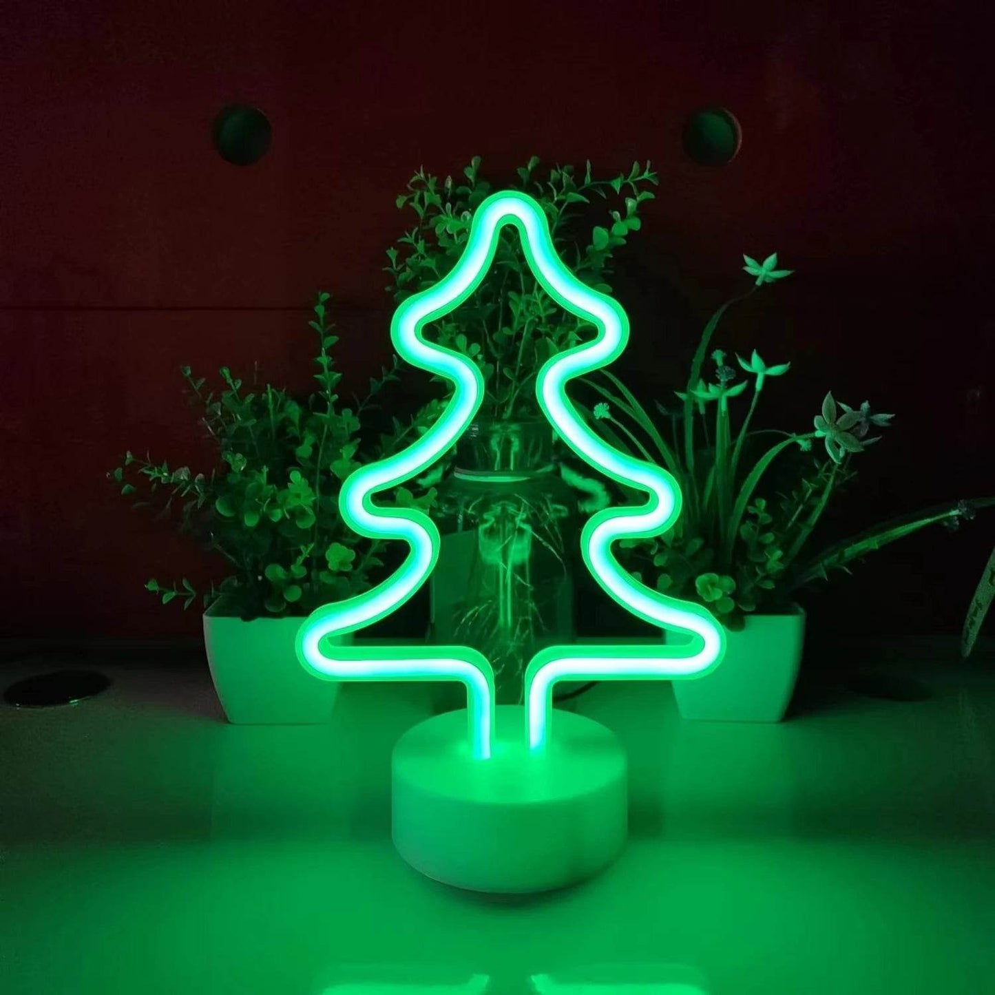 Christmas Decorative Lights, Elk Santa Claus Cute Led Lights, USB or Battery Powered - HORA GIFT