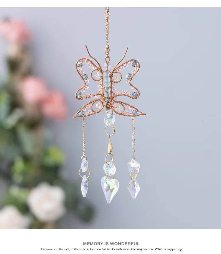 Crystal Wind Chime Suncatcher - HORA GIFT