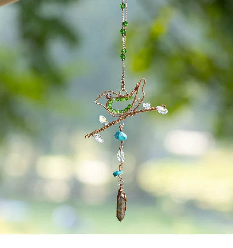 Crystal Wind Chime Suncatcher - HORA GIFT