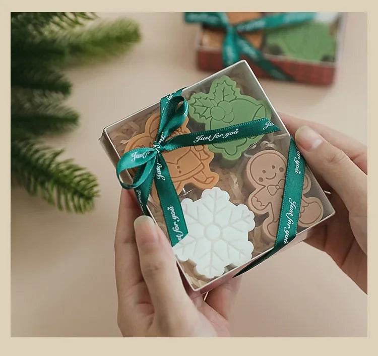 Creative Christmas Snowman Gingerbread Man Christmas Candle Aromatherapy - HORA GIFT