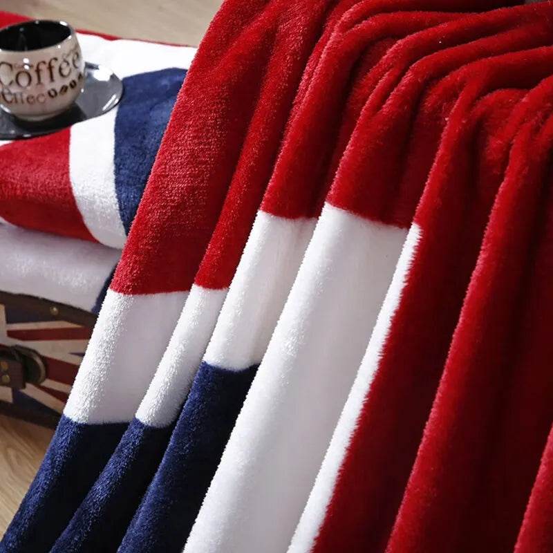 Bed Blankets-Warm and Plush Throw for Sofas, Sofas, Cars, and Travel-Machine-washed English Style Blankets - HORA GIFT