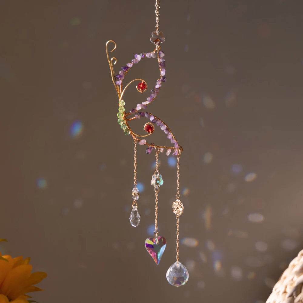 Crystal Wind Chime Suncatcher - HORA GIFT