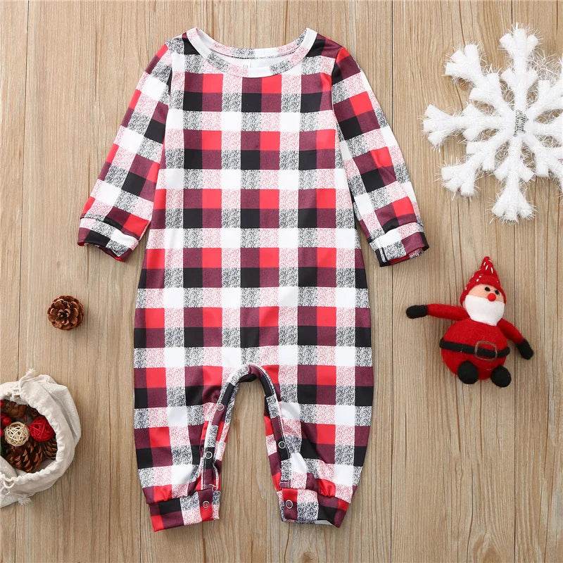 2024 Christmas Pajamas Sets Baby Mom Kids Father Family Look Clothing Suits Xmas Long Sleeve Sleepwear Matching Outfits - HORA GIFT