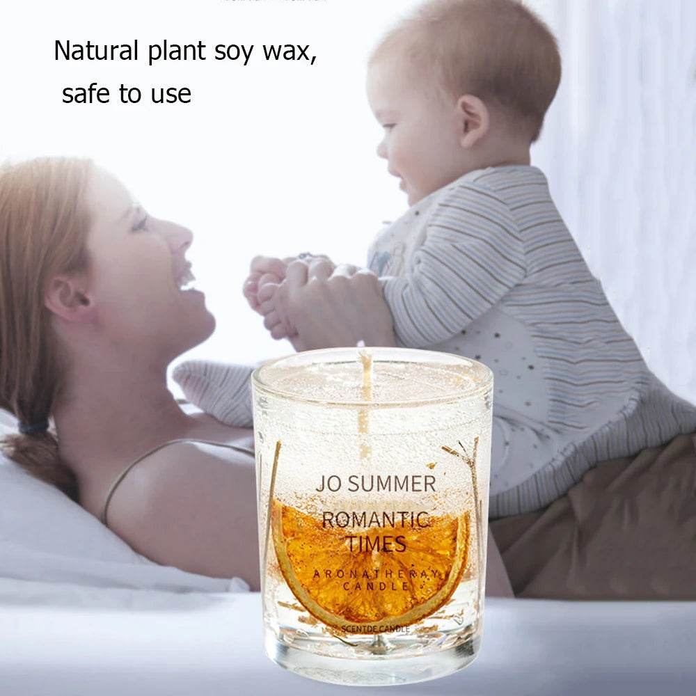Scented Wax Candle Smokeless Aromatic Soybean Candles Aromatherapy - HORA GIFT
