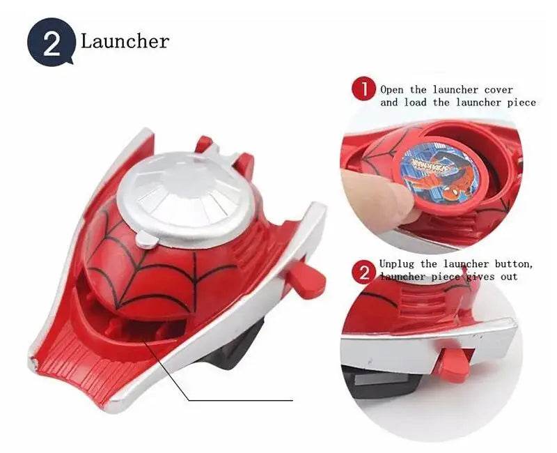 Marvel Anime Launcher Glove Toy Spider Man Hulk Iron Man Glove Cosplay Costume Launchers Gloves - HORA GIFT