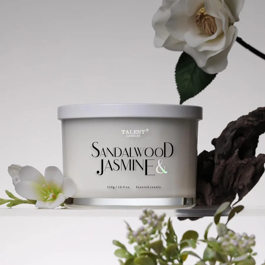 Scented Candles for Home Large 3 Wick Jar Candles with Natural Soy Wax for Aromatherapy and Relaxation Perfect Gift for Women a