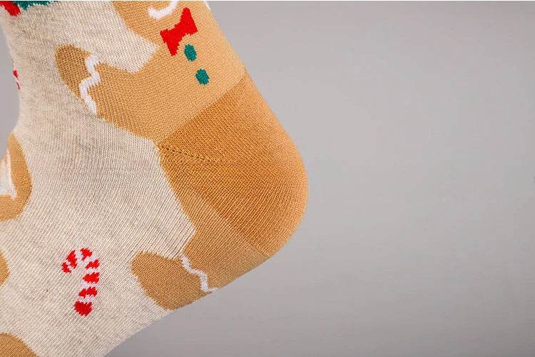 Women's Christmas Socks Cute Interesting High Quality Cartoon Santa Claus Autumn - HORA GIFT