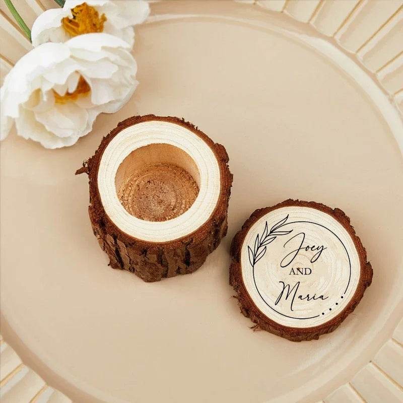 Free Custom Wedding Ring Box - HORA GIFT
