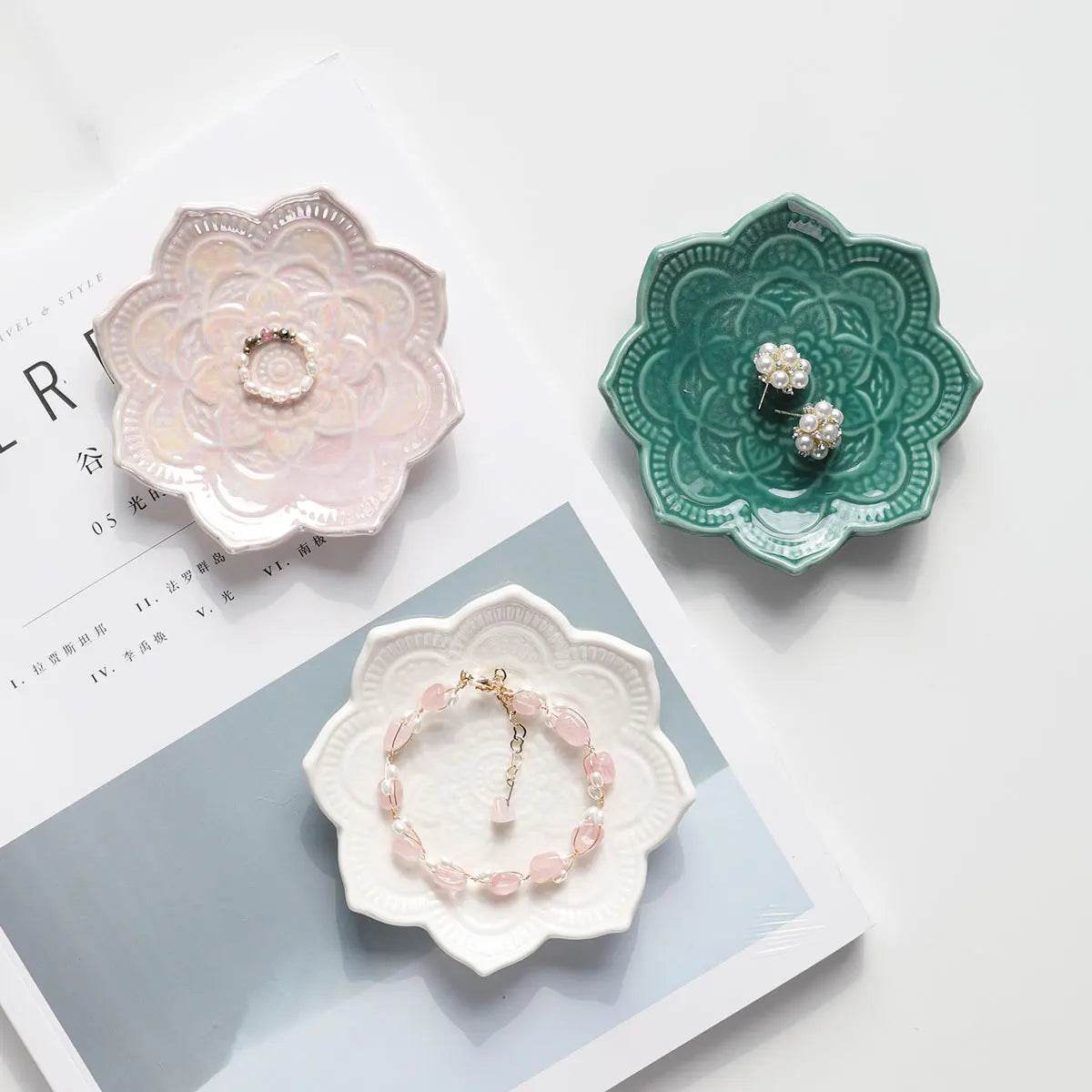 1PCS Ceramic Ring Dish Jewelry - HORA GIFT