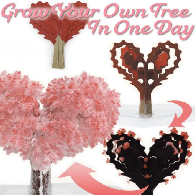 Christmas Growing Tree Interesting al Growth Tree Tabletop Toys for Kids Adults Xmas New Year Gift - HORA GIFT