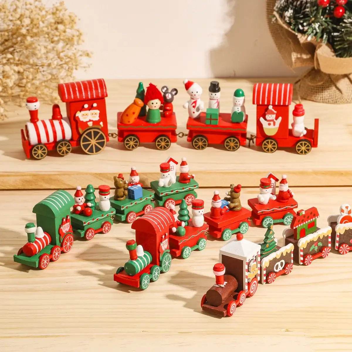 Christmas Train Merry Christmas Decorations For Home - HORA GIFT