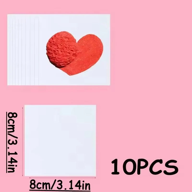 10/100Pcs 3D Drawing Magic Canvas Sponge Kids DIY Kids Painting Paper 3D Art Drawing Paper for Kids DIY Painting