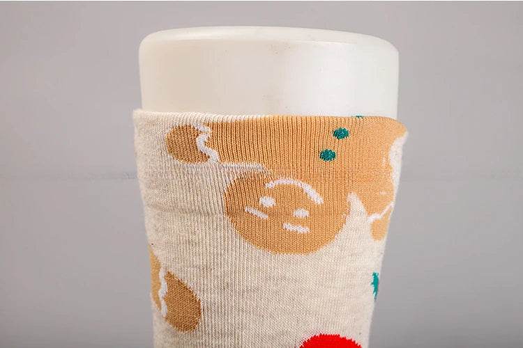 Women's Christmas Socks Cute Interesting High Quality Cartoon Santa Claus Autumn - HORA GIFT