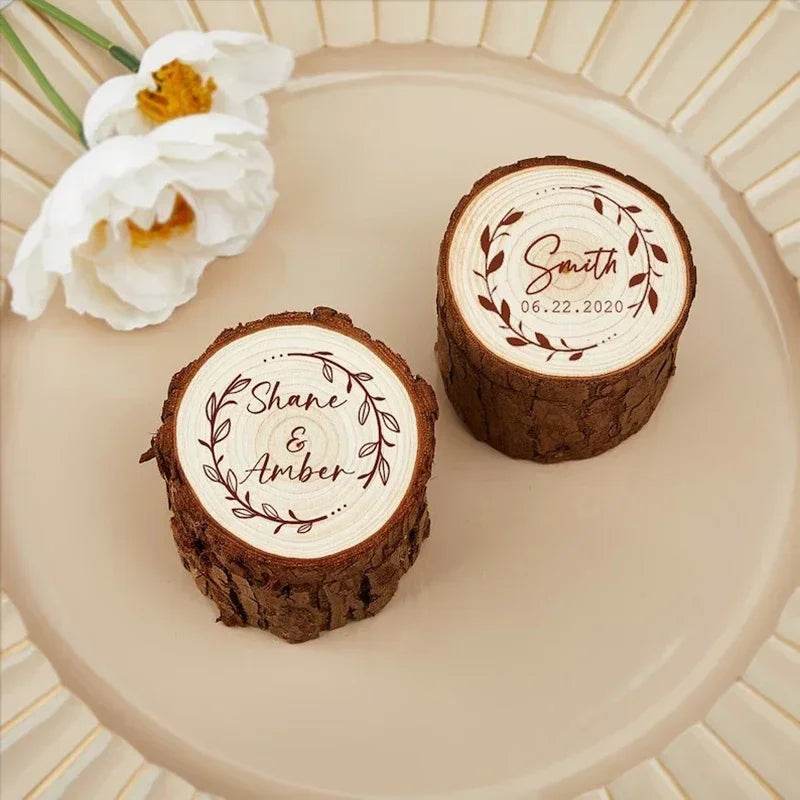 Free Custom Wedding Ring Box - HORA GIFT