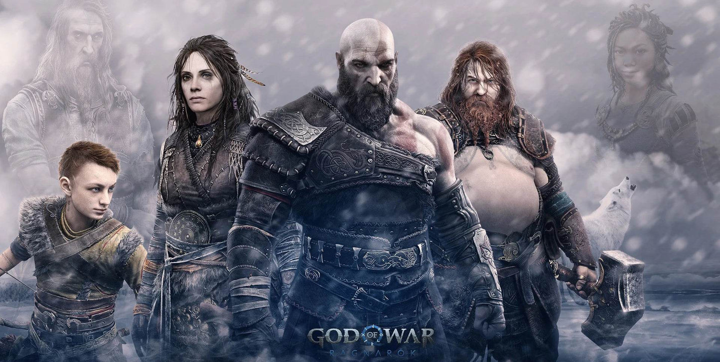 New God of War Ragnarok Keychain Kratos Ares Thor's Hammer Mjolnir Blades of Exile Leviathan Axe Weapon Penant Key Chain Jewelry - HORA GIFT