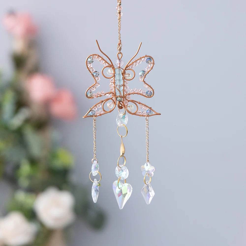 Crystal Wind Chime Suncatcher - HORA GIFT