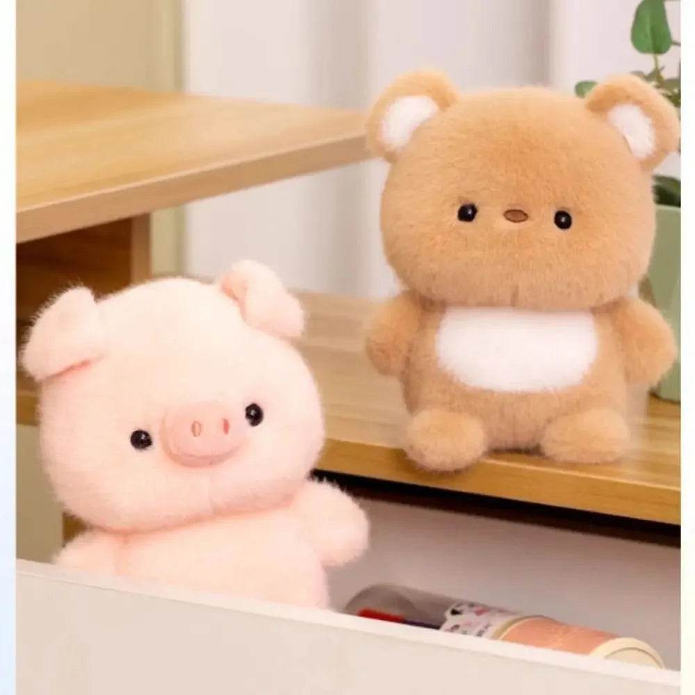 Soft Animal Series Plush Doll Pillow Elephant Pig Dog Sheep Mouse Monkey Cute Plush Toy - HORA GIFT