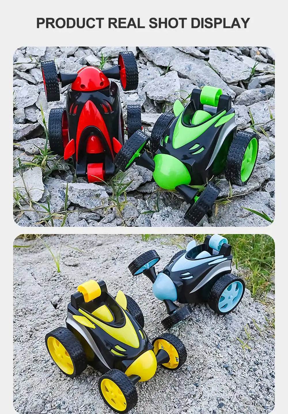 Remote Control Car - Rc Stunt Car for Boy Toys, 360 Degree Rotation Racing Car - HORA GIFT