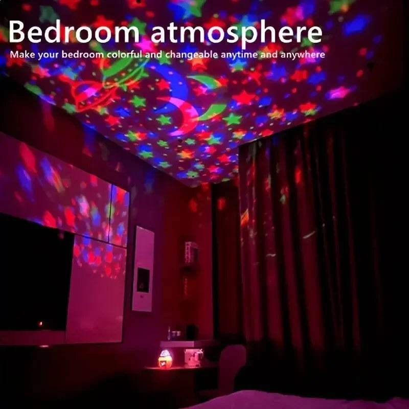 LED Starry Sky Night Lights USB Rotating Projector Lamp Magic - HORA GIFT