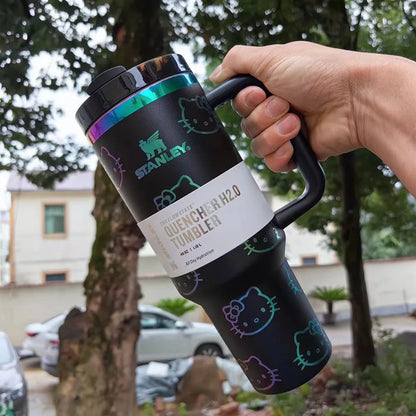 Stanley Quencher H2.0 Tumbler with Handle and Straw 40 oz | Flowstate 3-Position Lid | Cup Holder Compatible for Travel |