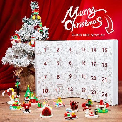 Christmas Advent Calendar Building Set - 24 Days Countdown Surprise Toys, Ideal for Boys, Girls, Adults and Teens