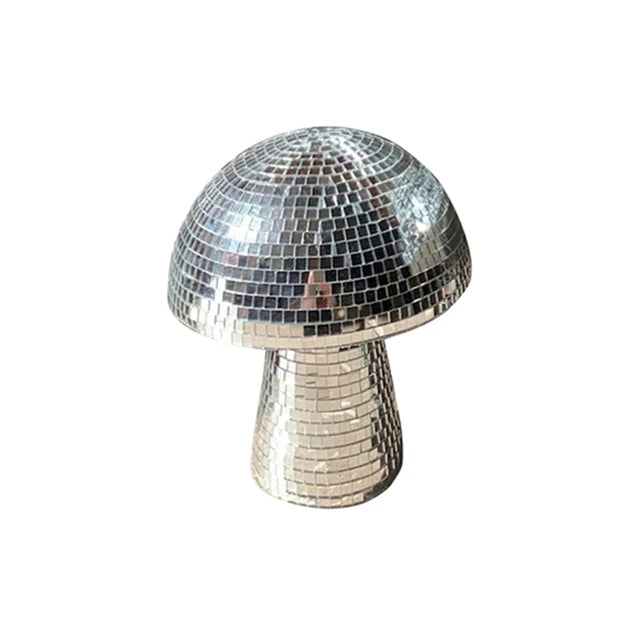 FCJ Mirror Glass Brick Mushroom Disco Ball Elegant Party Decorations for Festive Upholstery