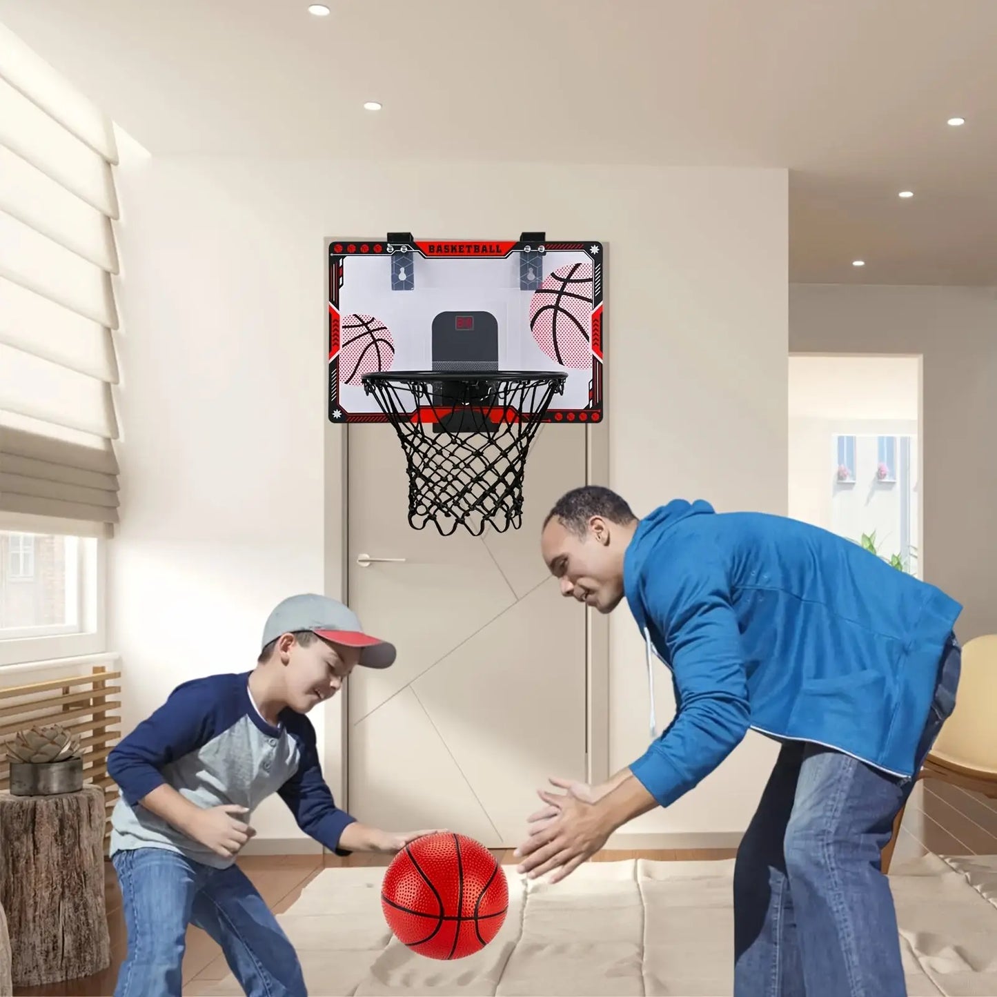 Children's Basketball Hoop Electronic Counter, Children's Basketball Frame, Basketball Shooting Basket Scoring Counter