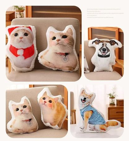 US Warehouse Personalized Gift Custom Shaped Plush Pillow With Short Plush and PP Cotton Made in USA Fast Shipping