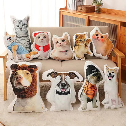 US Warehouse Personalized Gift Custom Shaped Plush Pillow With Short Plush and PP Cotton Made in USA Fast Shipping