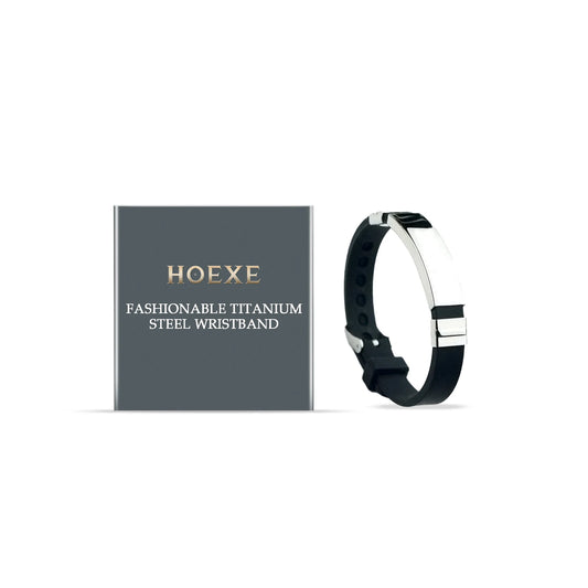 Houkea Unisex Smart Bracelet Comfortable Titanium Steel Personalized Fashion Decor Portable Care Accessory