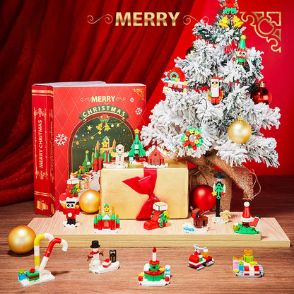 Christmas Advent Calendar Building Set - 24 Days Countdown Surprise Toys, Ideal for Boys, Girls, Adults and Teens