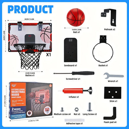 Children's Basketball Hoop Electronic Counter, Children's Basketball Frame, Basketball Shooting Basket Scoring Counter