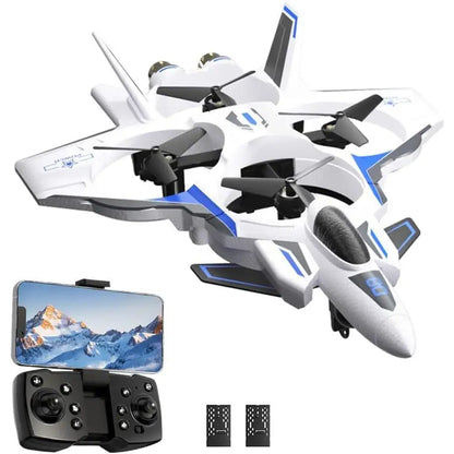 Guangzhou Ludingji Cosmetics Co., LTD 2.4G Top Rated 2.4G Simulation Quadcopter Fighter Model Toy RC Airplane for Ages 4-6 Years