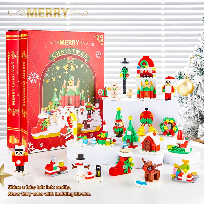Christmas Advent Calendar Building Set - 24 Days Countdown Surprise Toys, Ideal for Boys, Girls, Adults and Teens