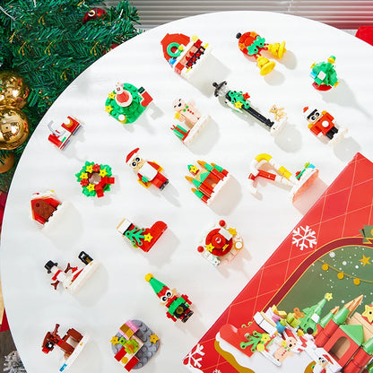 Christmas Advent Calendar Building Set - 24 Days Countdown Surprise Toys, Ideal for Boys, Girls, Adults and Teens