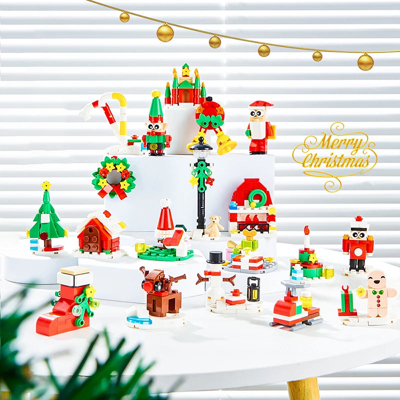 Christmas Advent Calendar Building Set - 24 Days Countdown Surprise Toys, Ideal for Boys, Girls, Adults and Teens