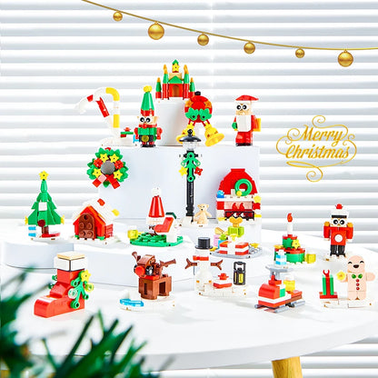 Christmas Advent Calendar Building Set - 24 Days Countdown Surprise Toys, Ideal for Boys, Girls, Adults and Teens