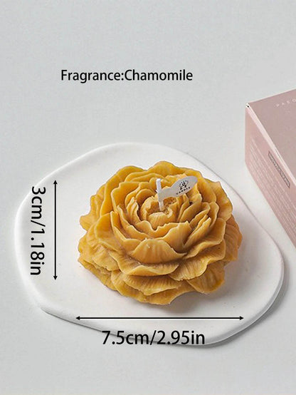 3D Peony Aromatic Candle Creative Flower Shape - HORA GIFT