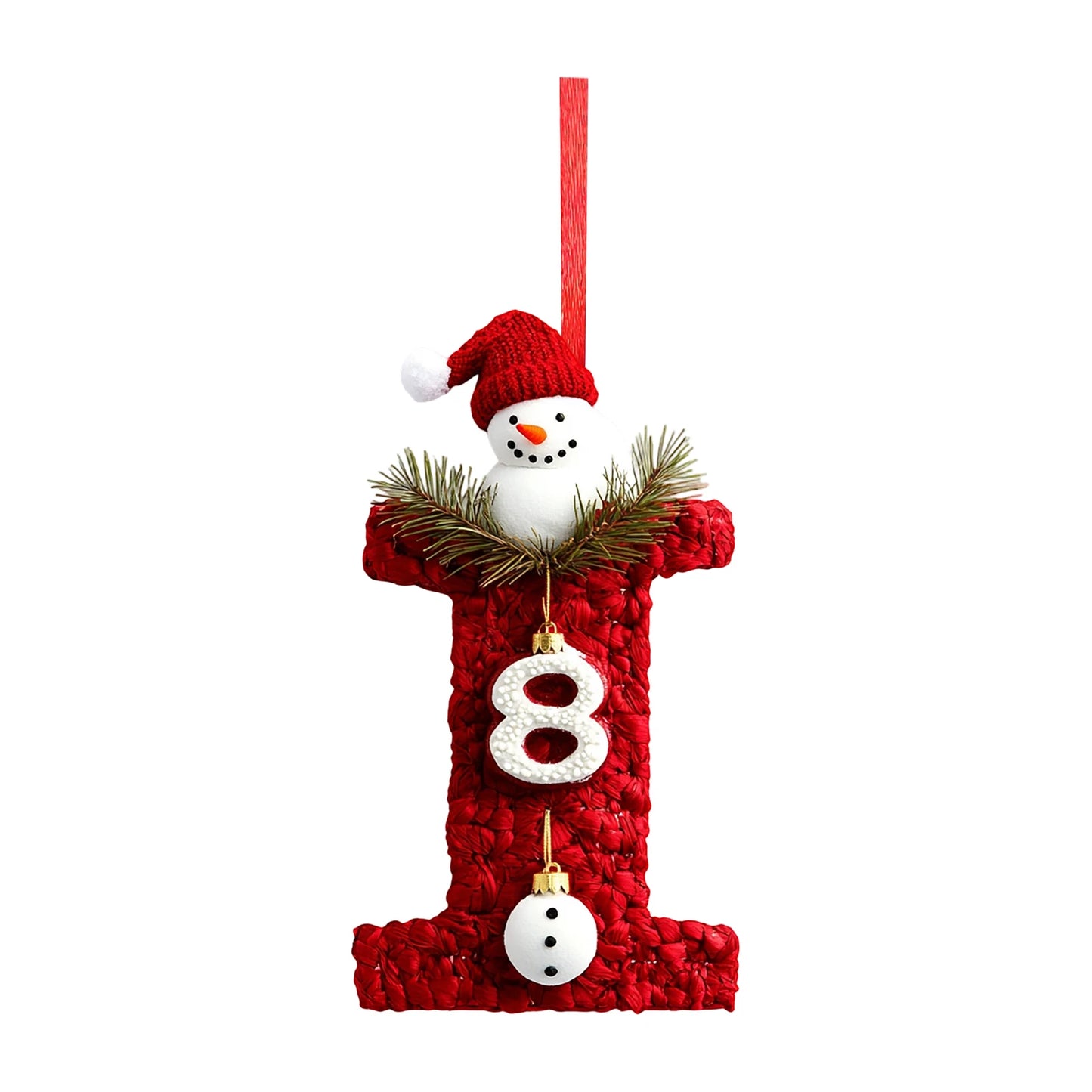 2d 26 Letter Christmas Ornaments Acrylic Flat Christmas Tree Home Decorations Ornaments Christmas Tree Decoration 2d Letter Pend