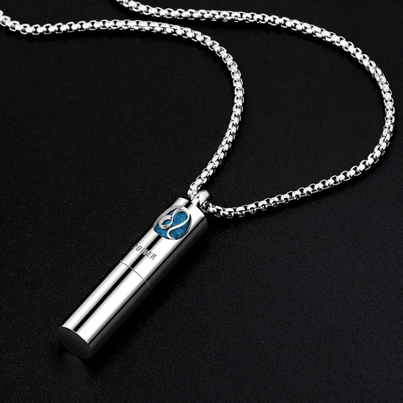 Twelve Constellation Aromatherapy Essential oil diffuser Pendant necklace Stainless steel new Aromatherapy necklace Niche pendan